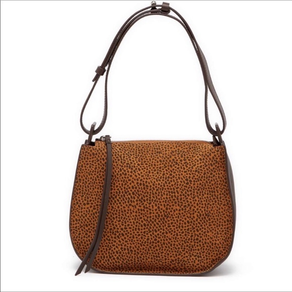 All Saints mini echo calfskin suede  leather hobo - Picture 6 of 8